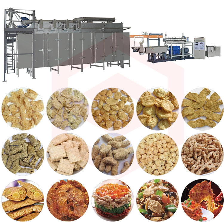 Textured Soy Protein Isolation Meat Extruder Machine Soy Protein Food Processing Line with 200kg/H