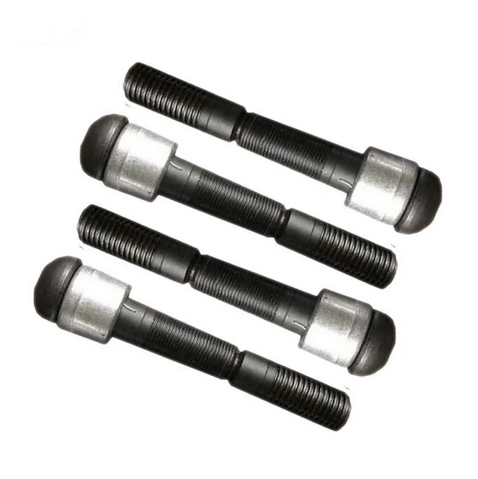 Customized Mgpb Ring Grooved C50L Railway Safety Lock Zinc Plated Steel Round Head Lockbolt Lockpin Huck Bolt with Collar