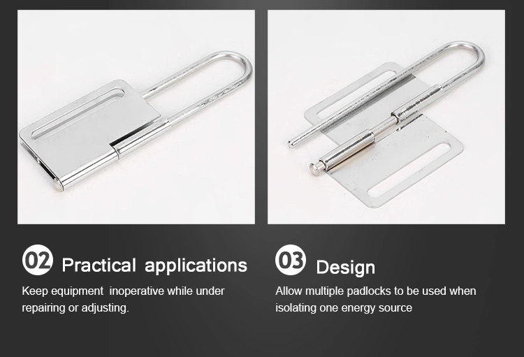 OEM Industrial Butterfly Heavy Duty Steel Safety Lockout Hasp