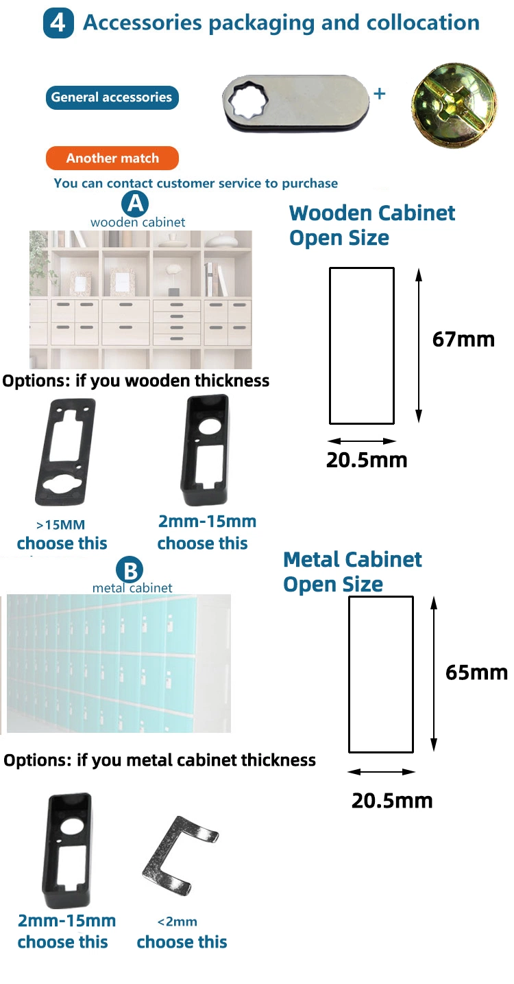 Master Key 4 Digital Gym Safety Drawer Furniture Mechanical Locker Wood Wooden Cabinet Code Combination Cam Lock