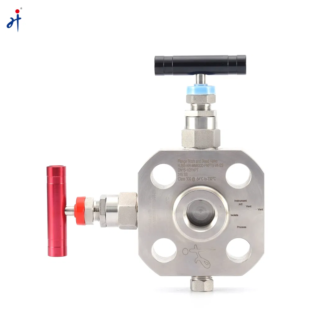 SS316 Block and Bleed Gauge Valve Single Isolation Relief Valve Manifold