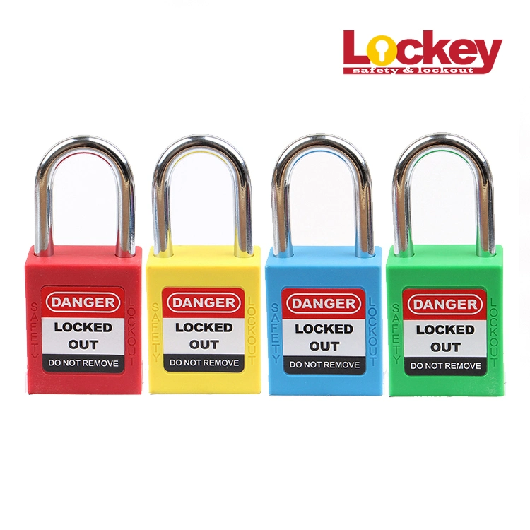 38mm Steel Shackle Safety Padlock with Master Keys