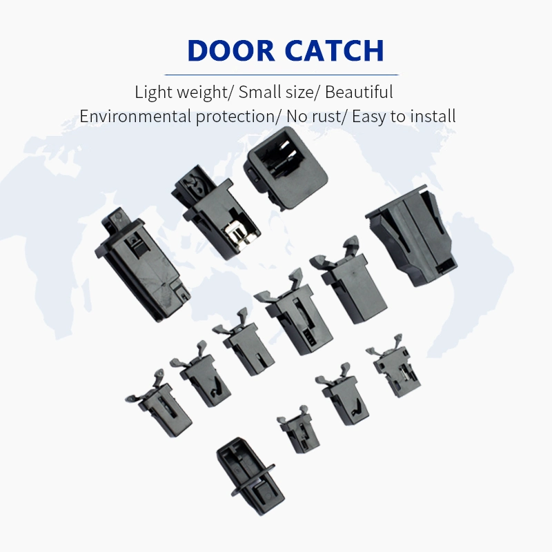 Spring Latch Press to Open and Close Door Buckle Plastic Latch Lock