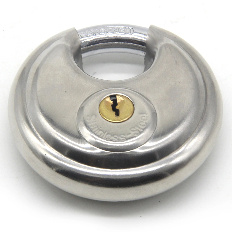 Anti-Rust Customized Logo Lock Waterproof Master Lock Stainless Steel Disc Padlock