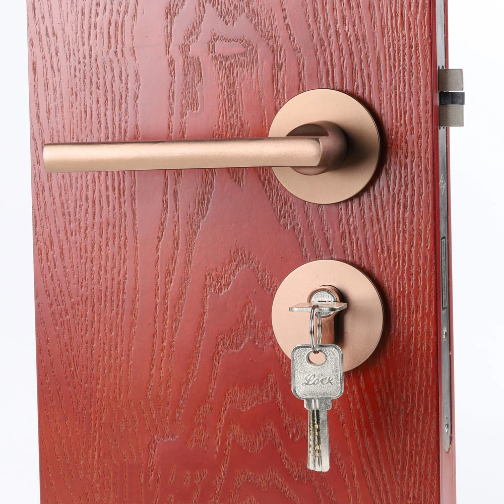 Hot Selling Own Brand Home Furniture Hardware Round Mortise Lever Security Door Lock Toilet Door Lock