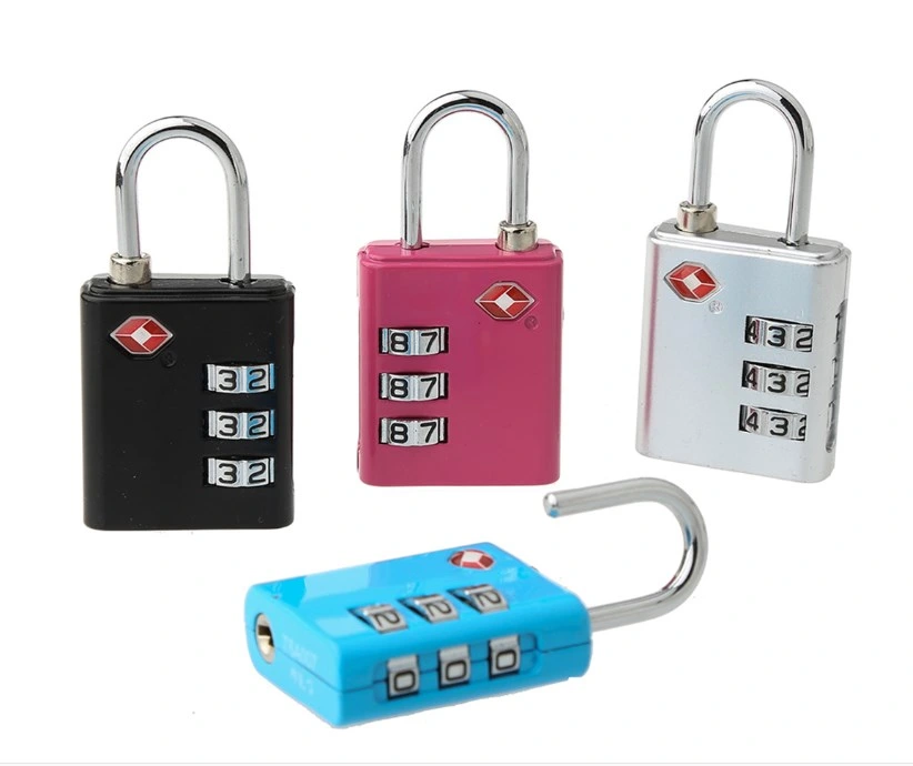 OEM Customized 4 Digit Combination Lock Anti Theft Padlock Set Security Padlock for Gym Sports School Tsa Lock