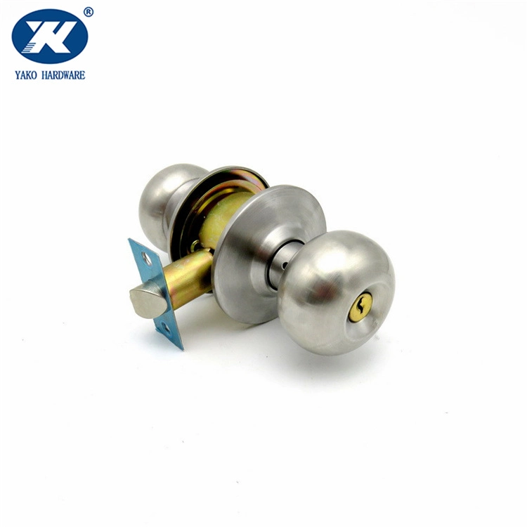 Stainless Steel Home Door Safety Security Cylindrical Round Knob Lock