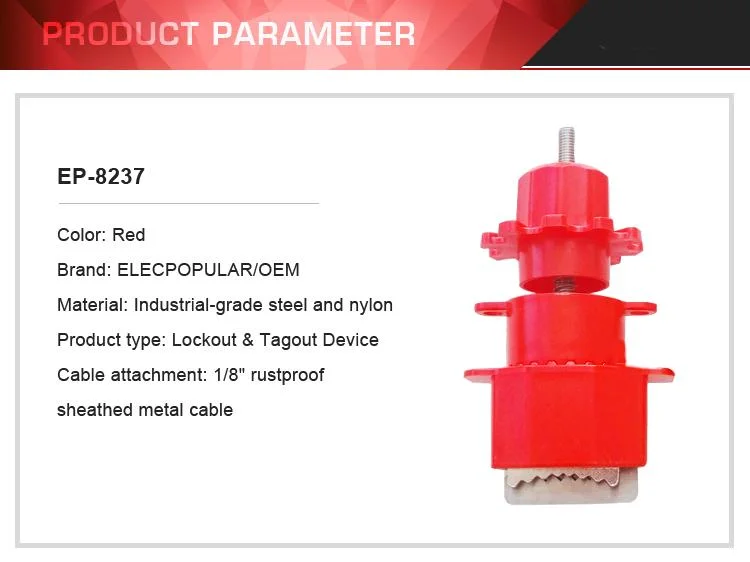 Industrial Grade Steel Rugged Universal Valve Safety Lockout