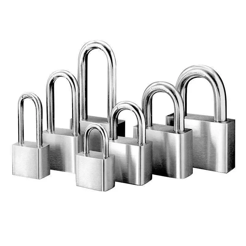 Top Security Identical Unlock Key Padlock Industrial Custom Size Solid Brass Padlock
