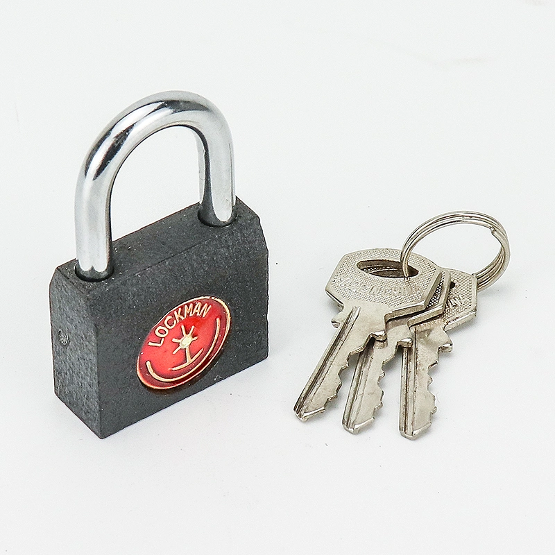 15mm 20mm 25mm 30mm 40mm Short Shackle Hardware Black Pad Lock Iron Cylinder Side Opening Padlock