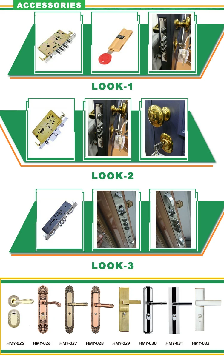 Safety Door Good Price Key Door Lock High Security