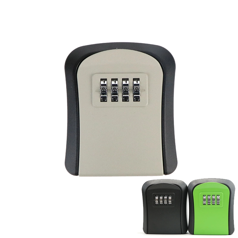 Wall Mount 4 Combination Digit Safe Box Code Storage Mini Key Lock Box Lockbox