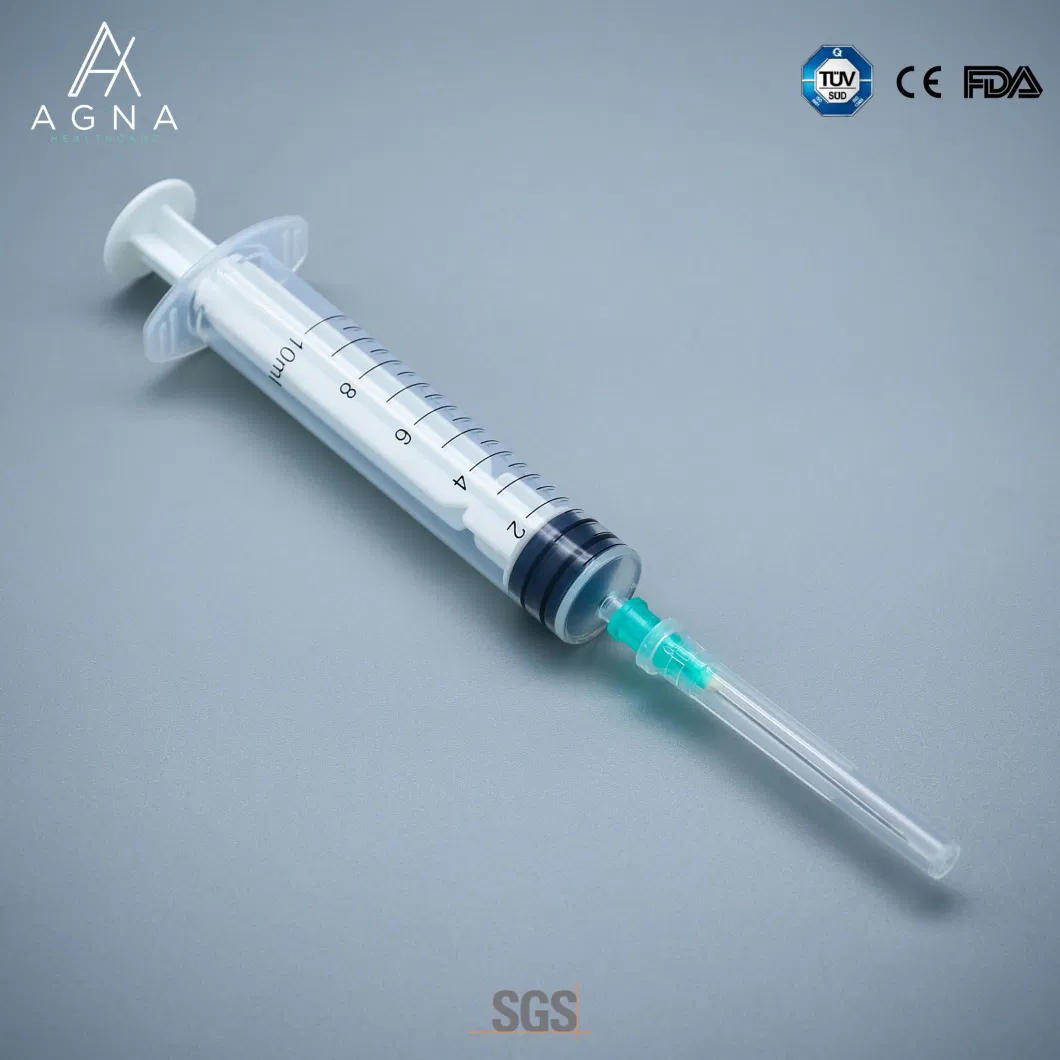 High Quality 5ml Disposable Plastic Vaccine Syringe Luer Lock with/Without Needle CE/ISO13485