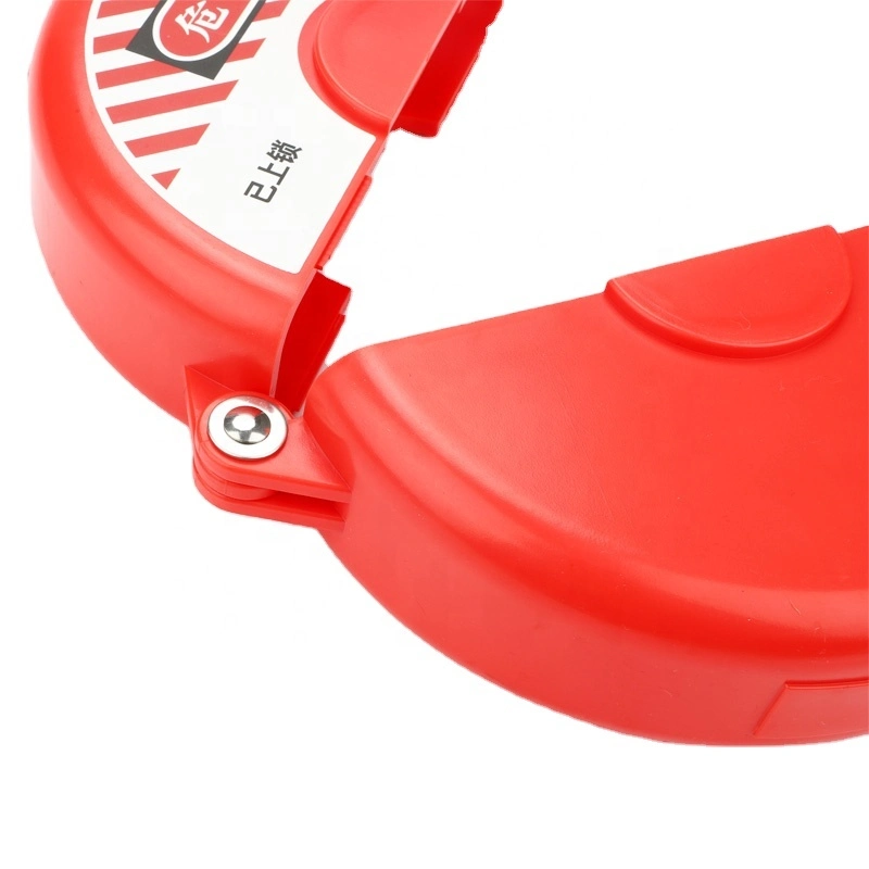 Red Safety Security Rotation Valve Lockout Tagout for Flanged &amp; Cut-off Ball Valve