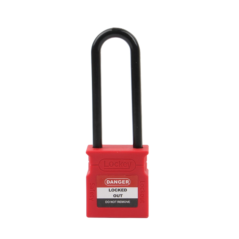 Lockey 76mm Nylon Shackle Industrial Loto Safety Padlock (WCP76P)