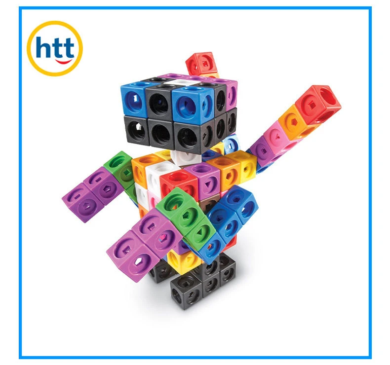 Plastic Linking Cubes Building Blocks Color Build Math Linking Cubes Factory