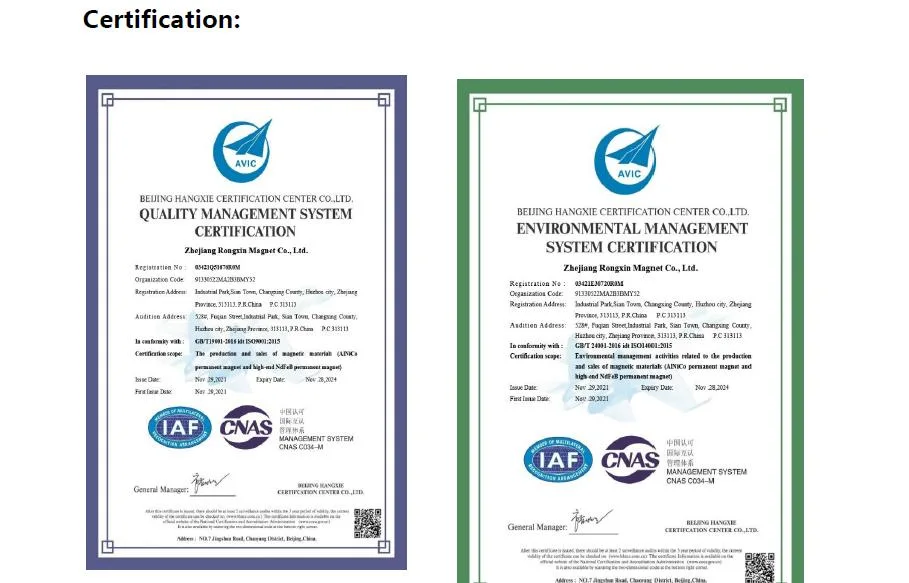 ISO Certificated Rare Earth Magnet Neodymium Super Powerful Block Magnetic