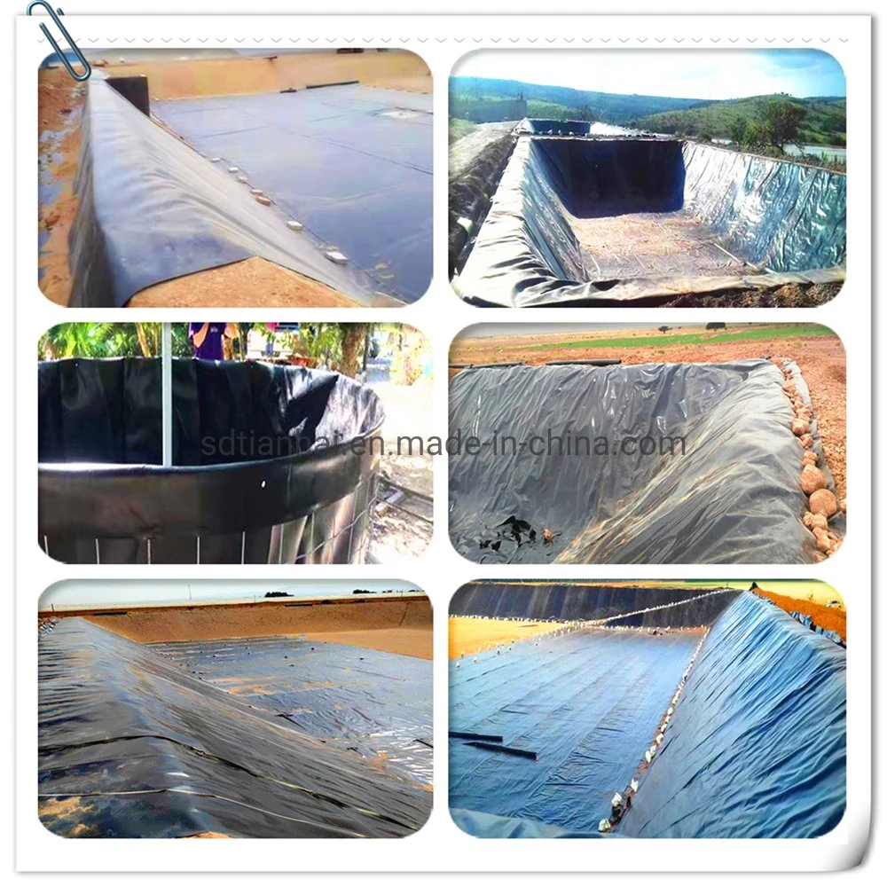 60mils Thickness HDPE Liner for Oil &amp; Gas Pad