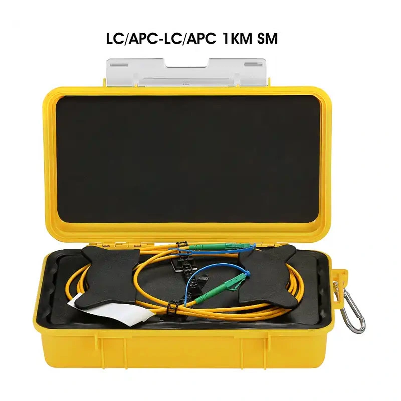 Sc/APC-Sc/Upc OTDR Launch Cable Box 1km 2km OTDR Test Patch Cable