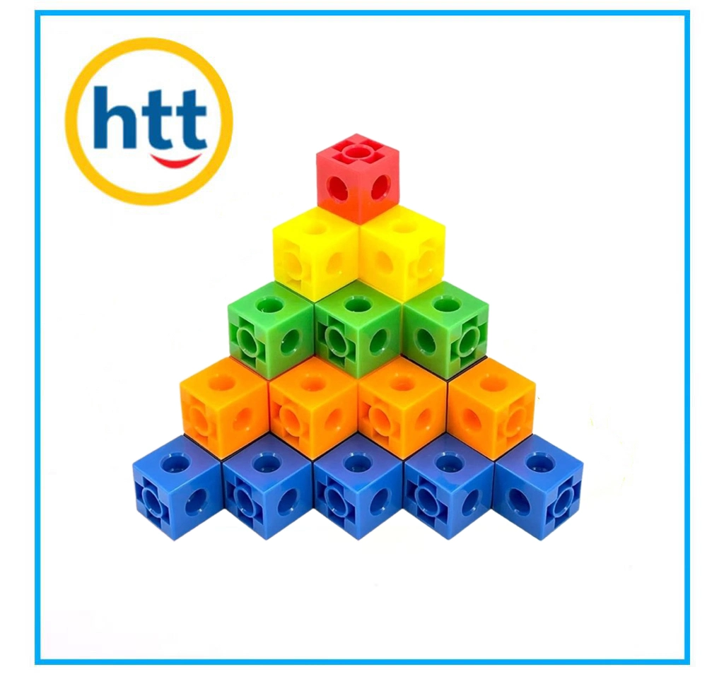 Plastic Linking Cubes Building Blocks Color Build Math Linking Cubes Factory