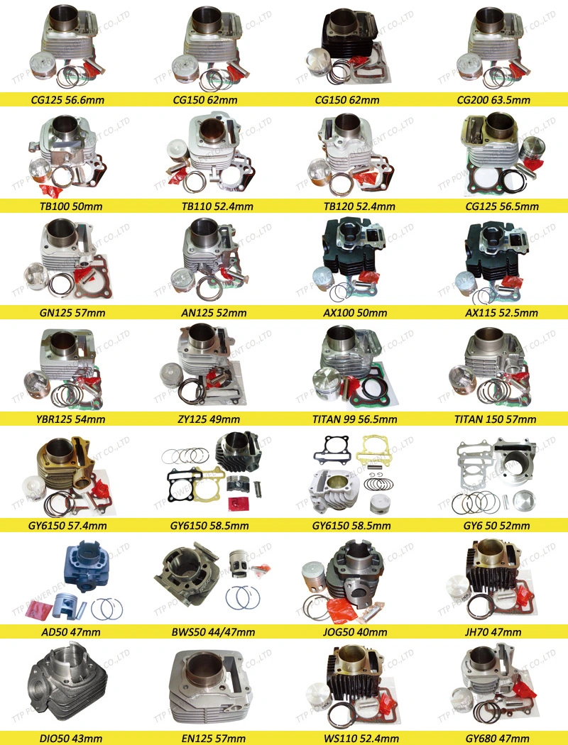 Suzuki Viva R Motorcycle Spare Parts Motorcycle Cylinder Block, Cylinder Kit/Piston/Rings