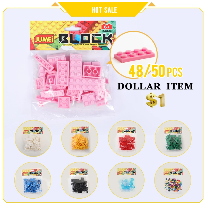 1000 Pieces Plastic ABS DIY Classic Building Bricks Set Basic Build Blocks