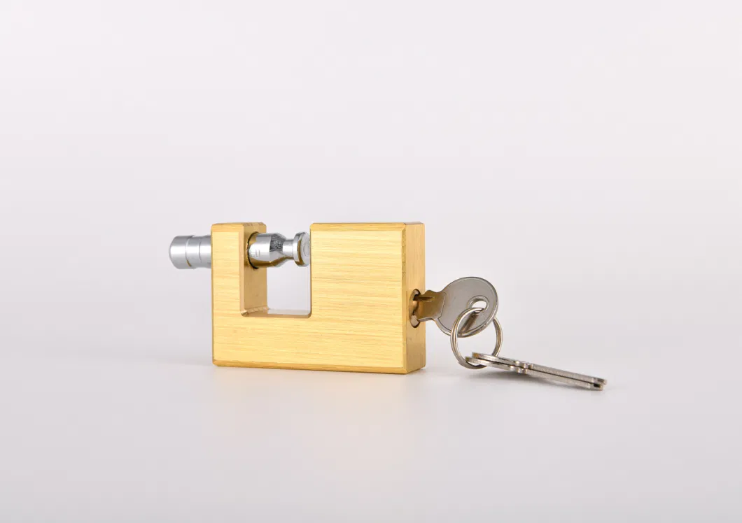 70mm High Quality Security Economic Handle Rectangular Brass Padlock