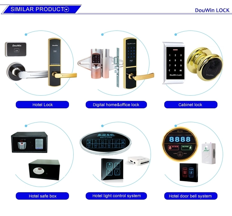 Electronic Outdoor Fingerprint Main Sliding Gate Locks with Voice