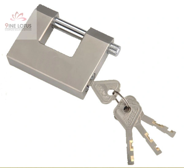 High Quality &quot;D&quot; Shape Disc Solid Brass Blade Padlock