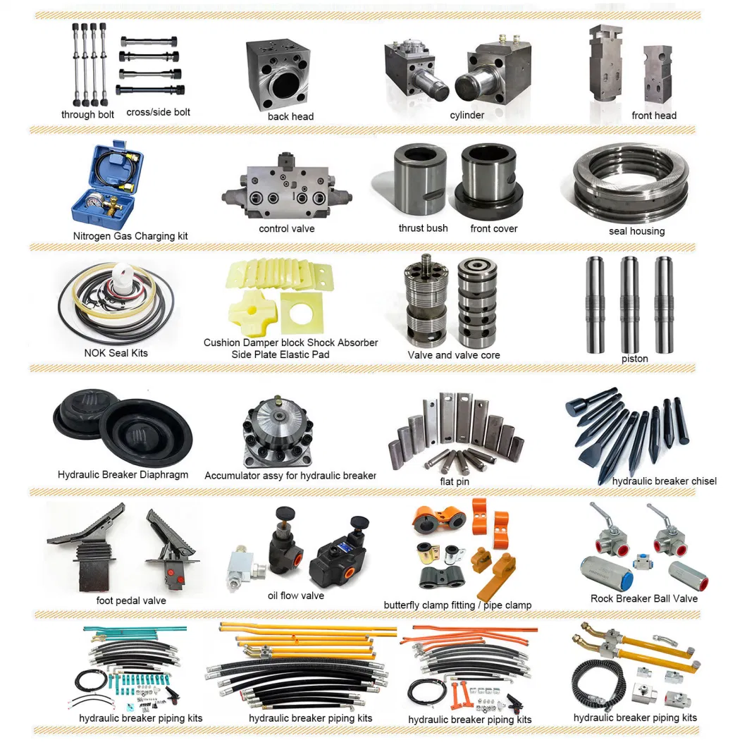 Hb20g Upper Damper Shock Absorber Hydraulic Breaker Dampers Stoppers