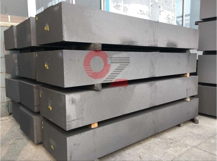 Oz Fine Grain Size 0.8mm Vibrating Graphite Block for Steel Making