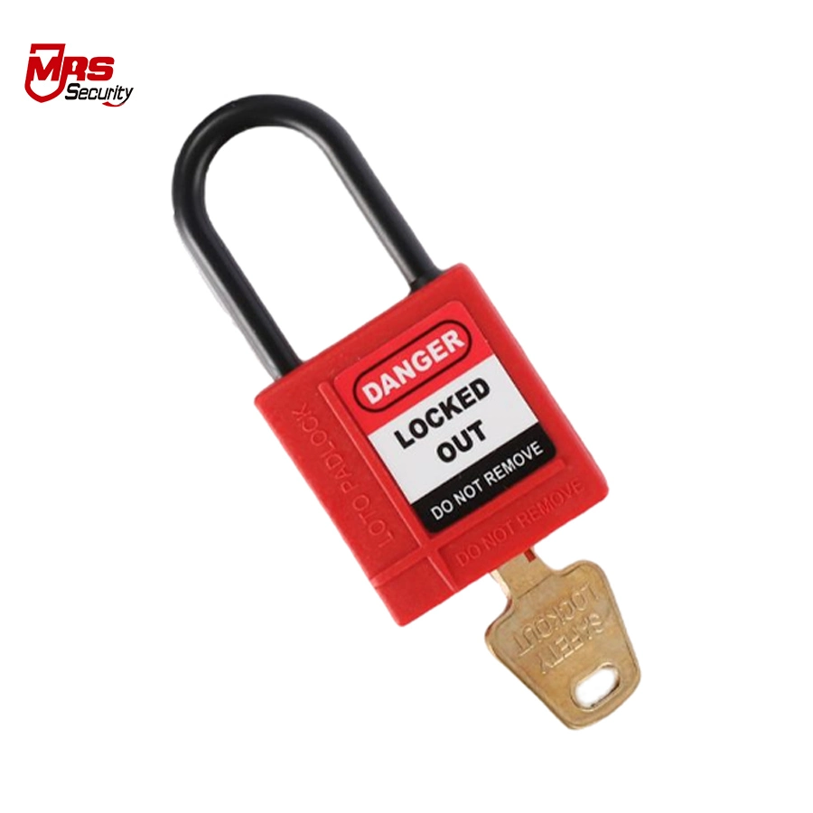 Manufacturer OEM Nylon PA 29mm Shackle Insulation Safety Padlock Security Lockout Tagout Loto Lock