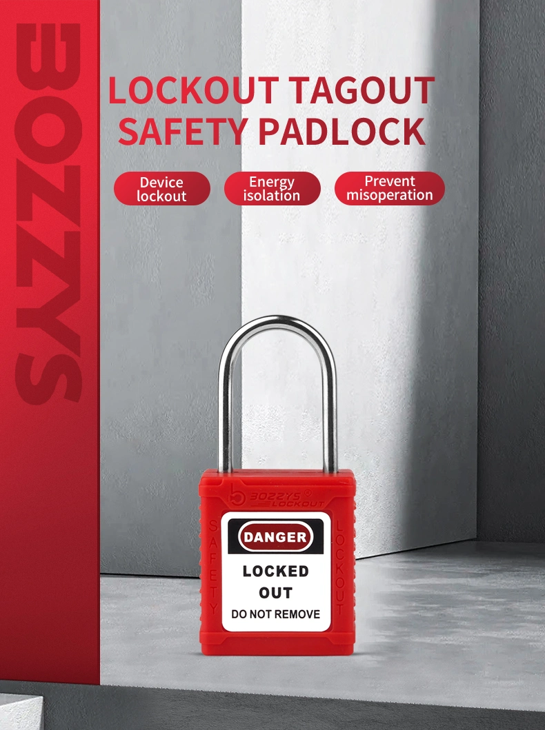 Thin Shackle Safety Padlock with OEM &ODM
