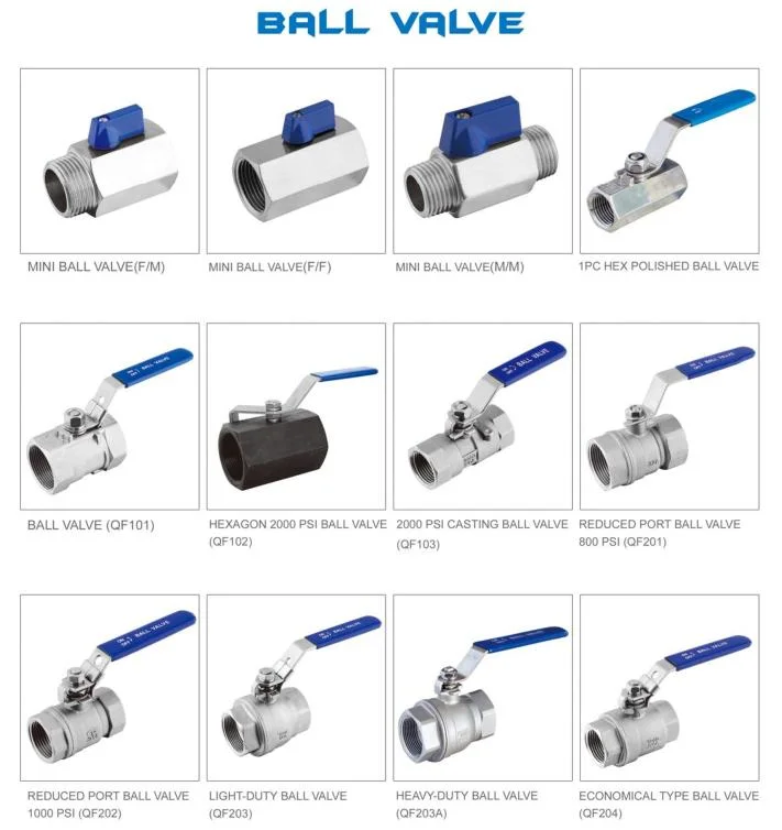 DIN M3 Economical Light Type Female 2PC 3PC Ball Valve Locking Device