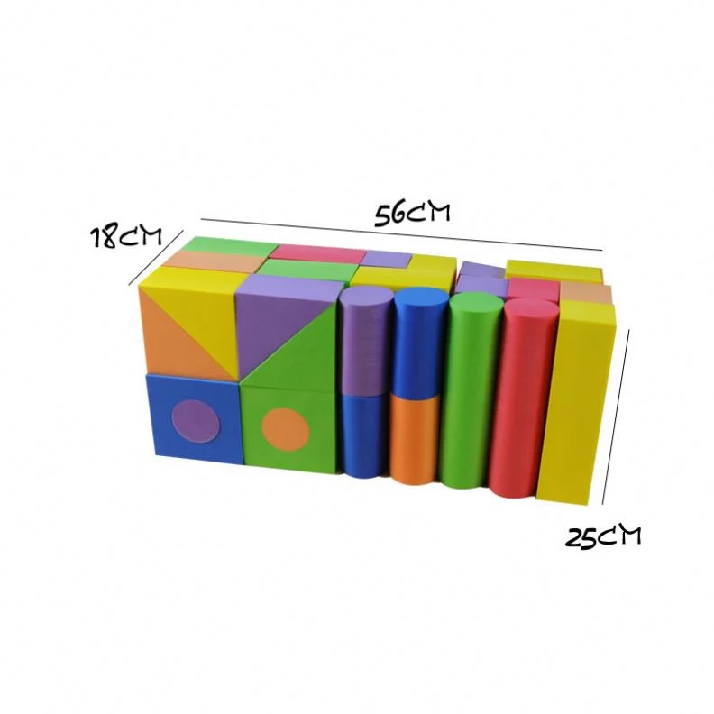 Educational Toys Plastic Colorful Transparent Tangram Pattern Blocks