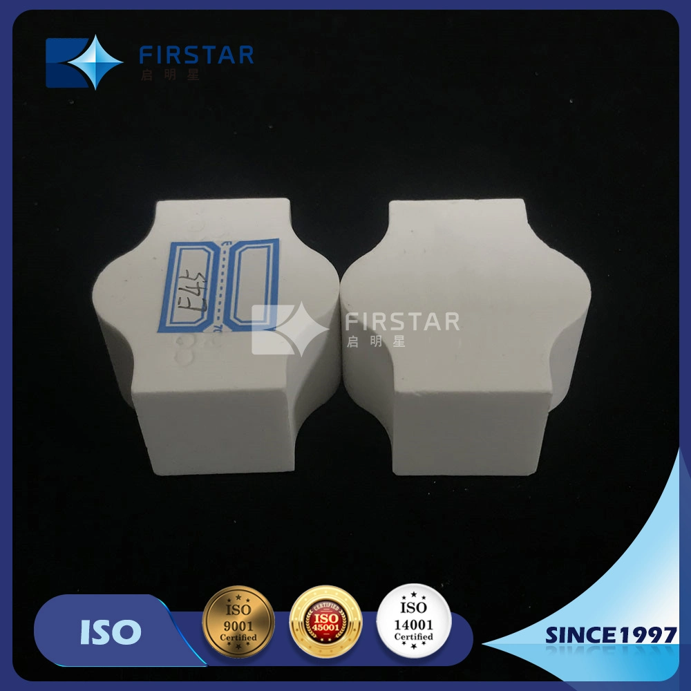 Irregular Shaped High Abrasion Resistance and Anti-Impact 95% Alumina Interlocking Ceramic Lining Block for Mine