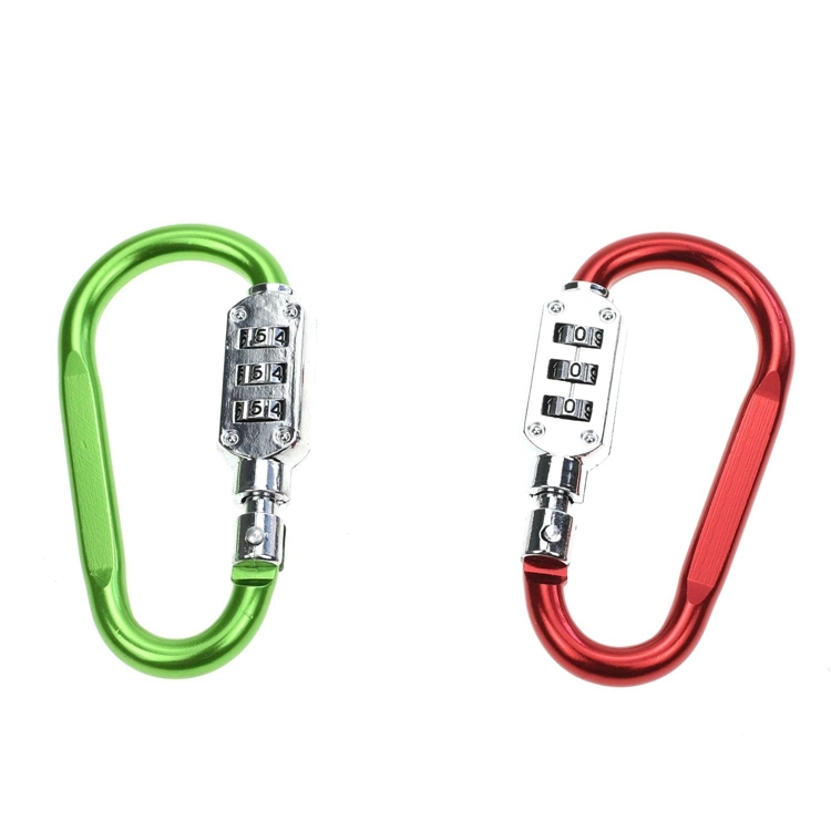 Yh1066 Mountaineering Buckle Safety Outdoor Pendant Aluminum Alloy Thread with Lock