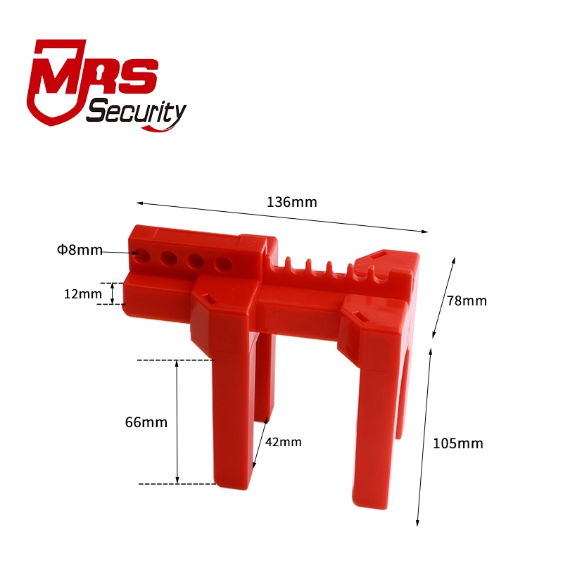 Adjustable Industrial ABS Material Gate Ball Valve Lockout Tagout Safe Lock