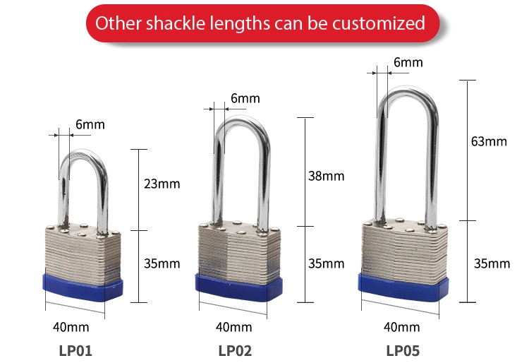 Waterproof Laminated Safety Padlock with Ce Certification