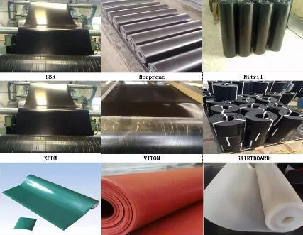 Industrial Equipment, Bridge Shockproof Rubber Pads, Rectangular Blocks, Thickened Rubber Blocks