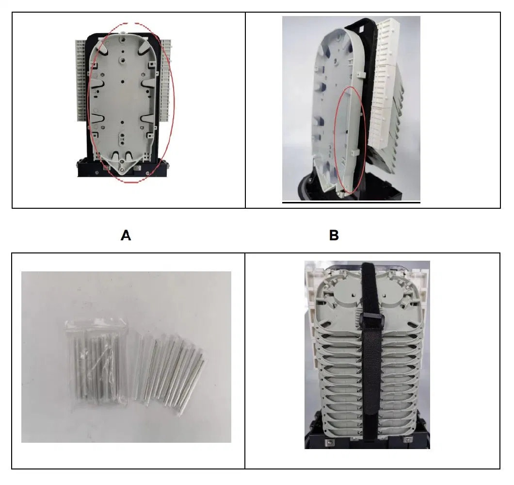 48 Core Horizontal Fiber Optic Joint Closure Price 3 in 3 out Horizontal Fiber Optic Splice Closure