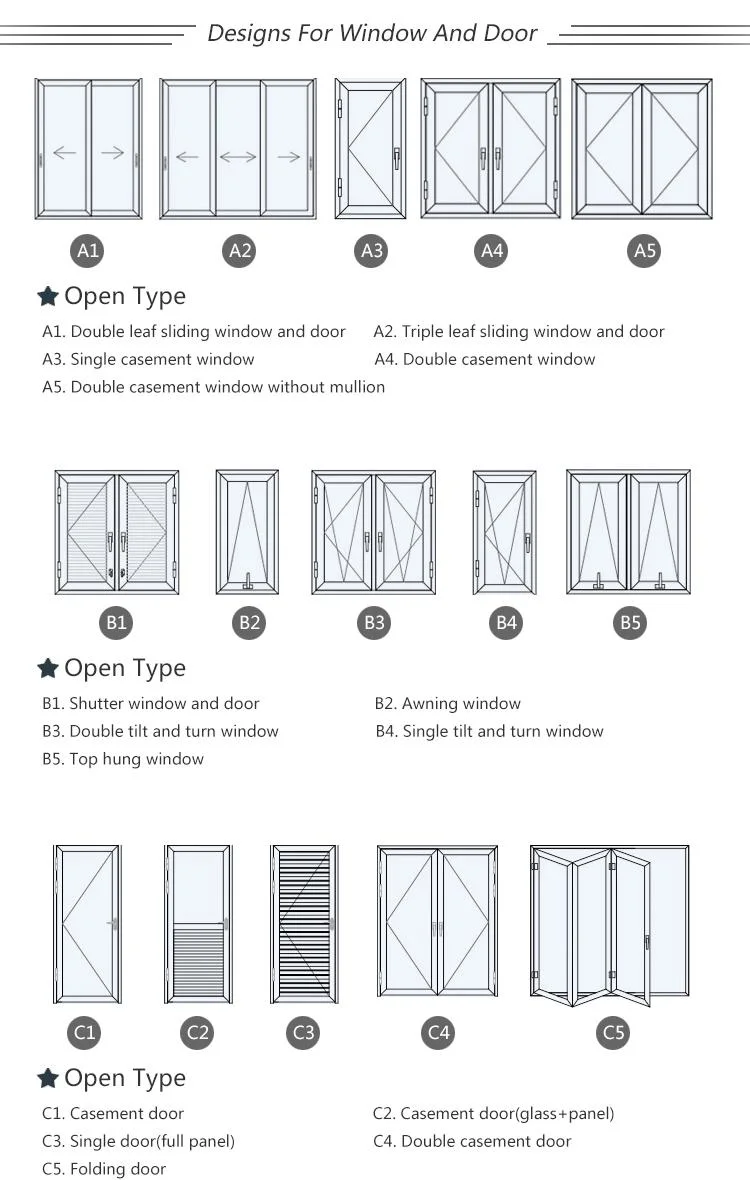 Arch Frame Grill Design French Style White Color Double Glass Aluminum Wood Tilt and Turn Casement Windows for House