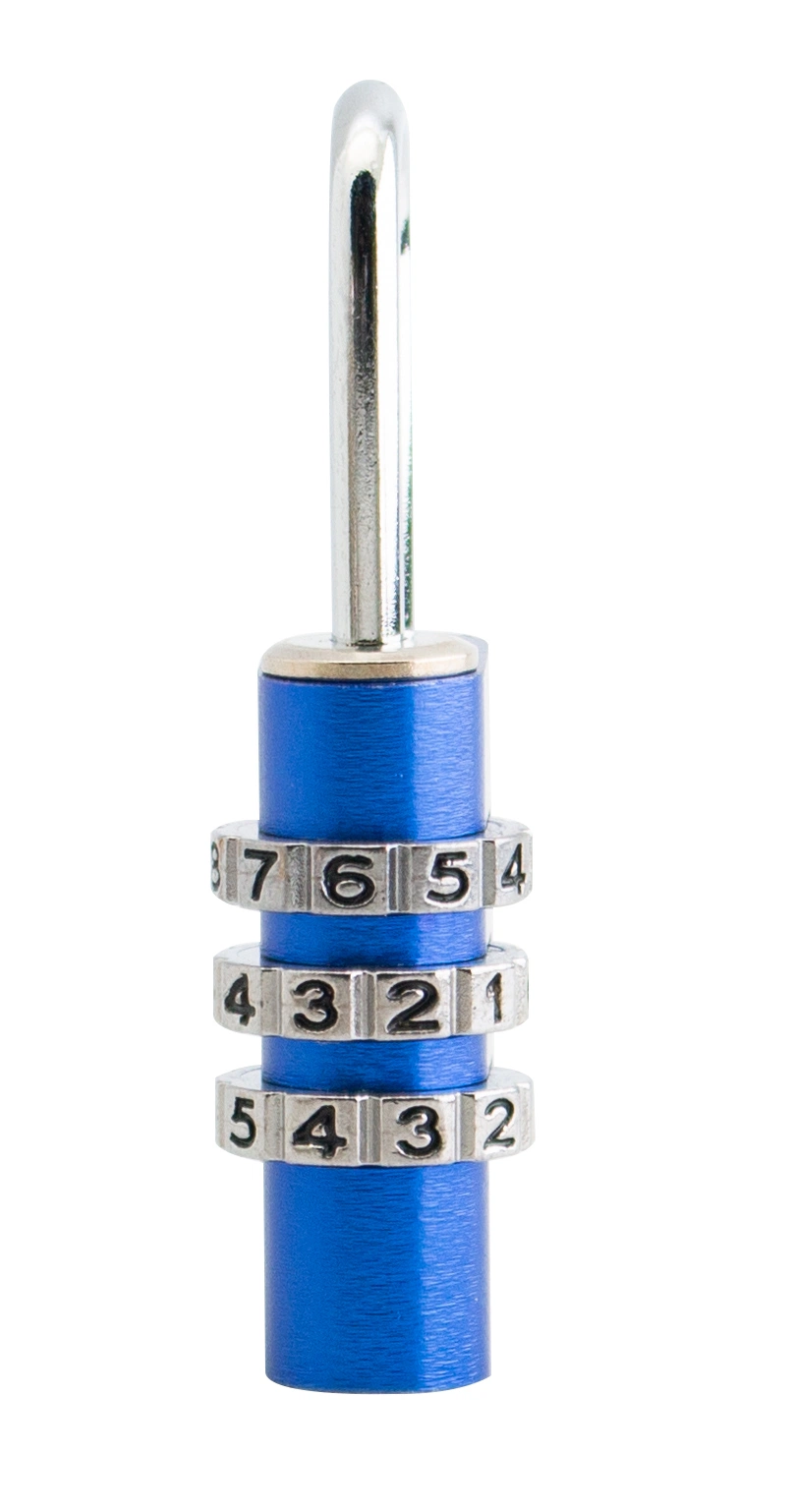 4 Digit Small Combination Padlock for Travel Luggage-Blue