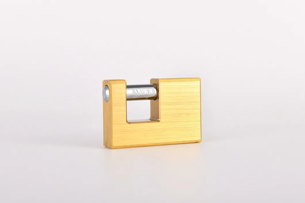 70mm High Quality Security Economic Rectangular Brass Padlock