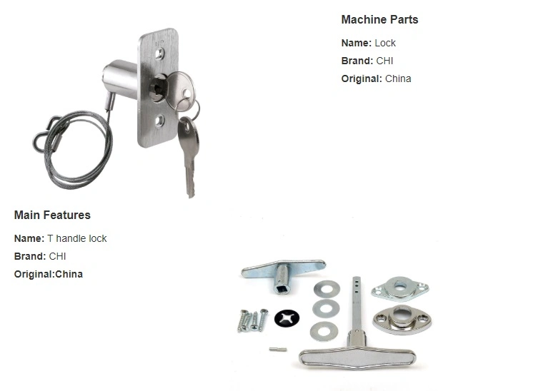 Flammable Safety Cabinet Recessed Lockable Paddle Latches with 3 Point Locking