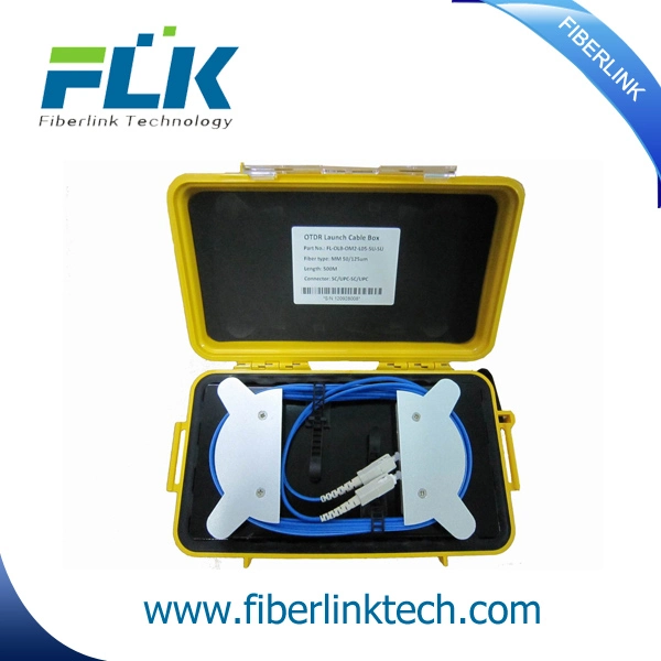 Sc/LC/FC/St/Mu/E2000 PC/Upc/APC Singlemode/Multimode 500m/1km/2km OTDR Fiber Optic Launch Cable