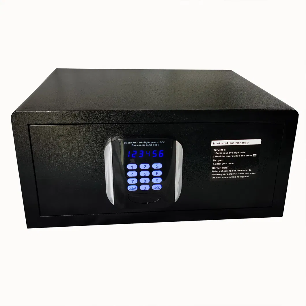 Cajas Fuertes 17&quot; Laptop Size Hotel Room Safe Box with Digital Keypad Lock, Digital Safe Locker