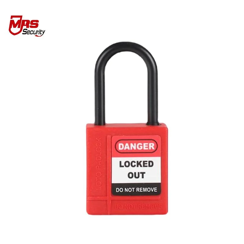 Manufacturer OEM Nylon PA 29mm Shackle Insulation Safety Padlock Security Lockout Tagout Loto Lock