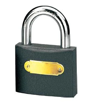 High Security Full Brass Cylinder Grey Iron Padlock (001)