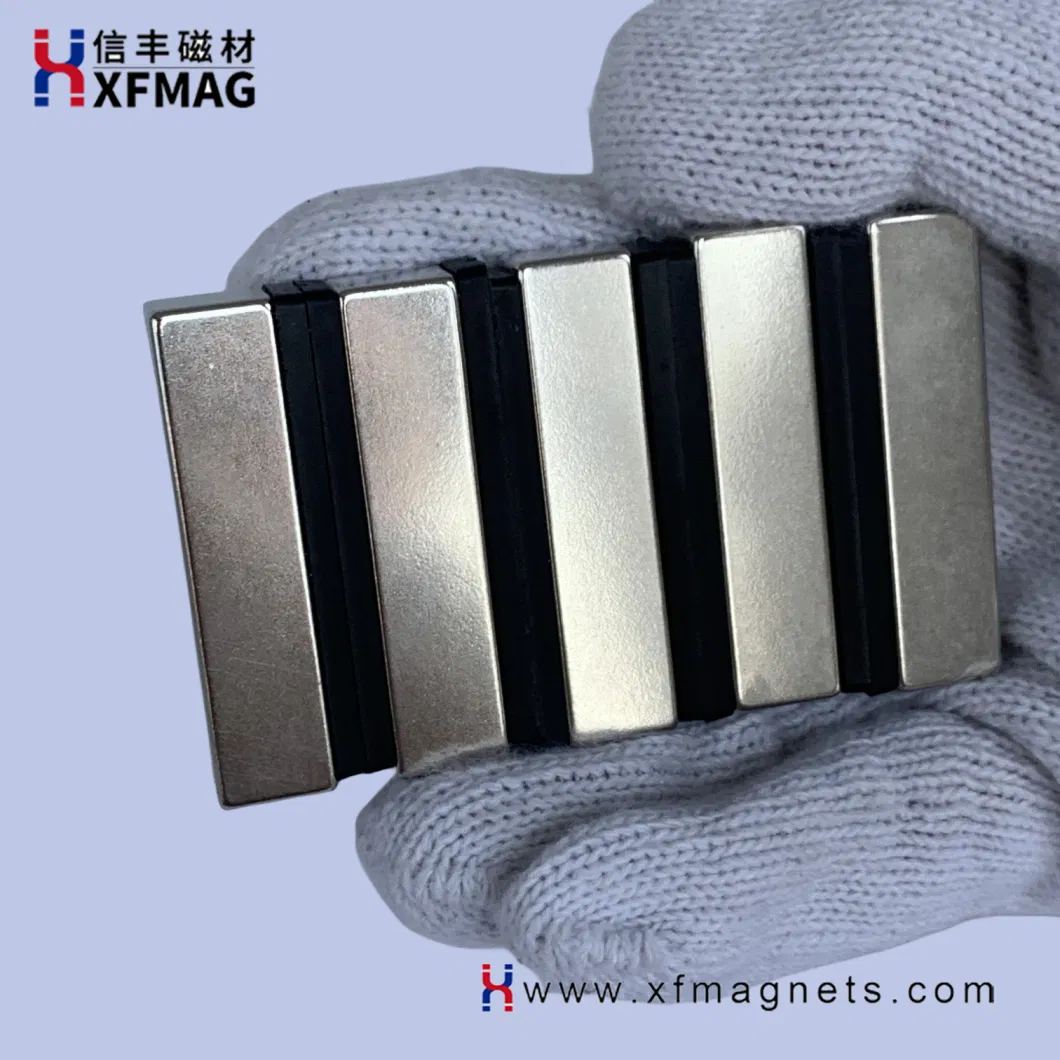 Neodymium Permanent Magnetic Industrial Strong Block Nickel NdFeB Rare Earth 50*10*10 Magnet